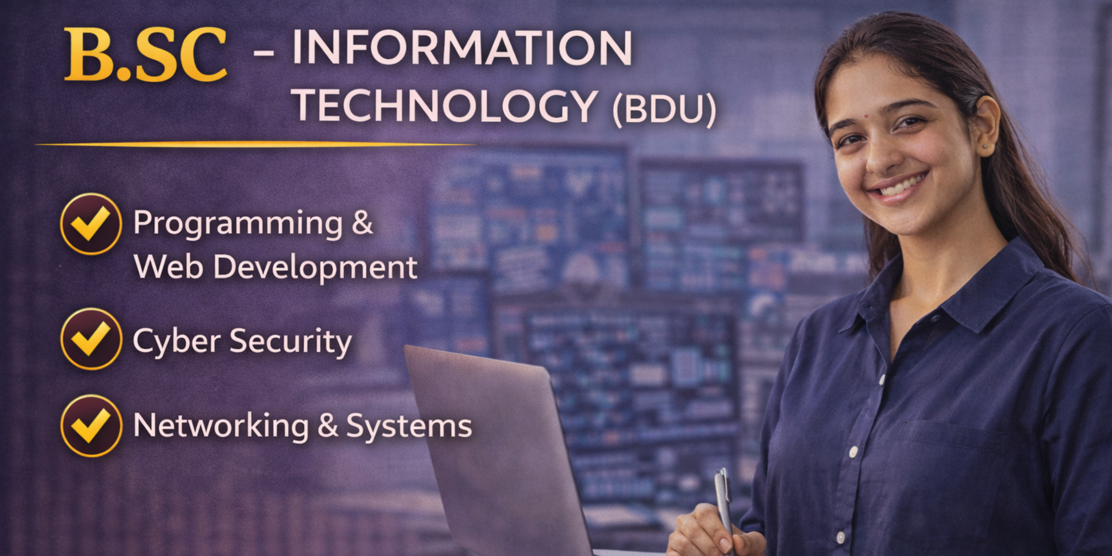B.Sc Information Technology Distance Education in Coimbatore (BDU)